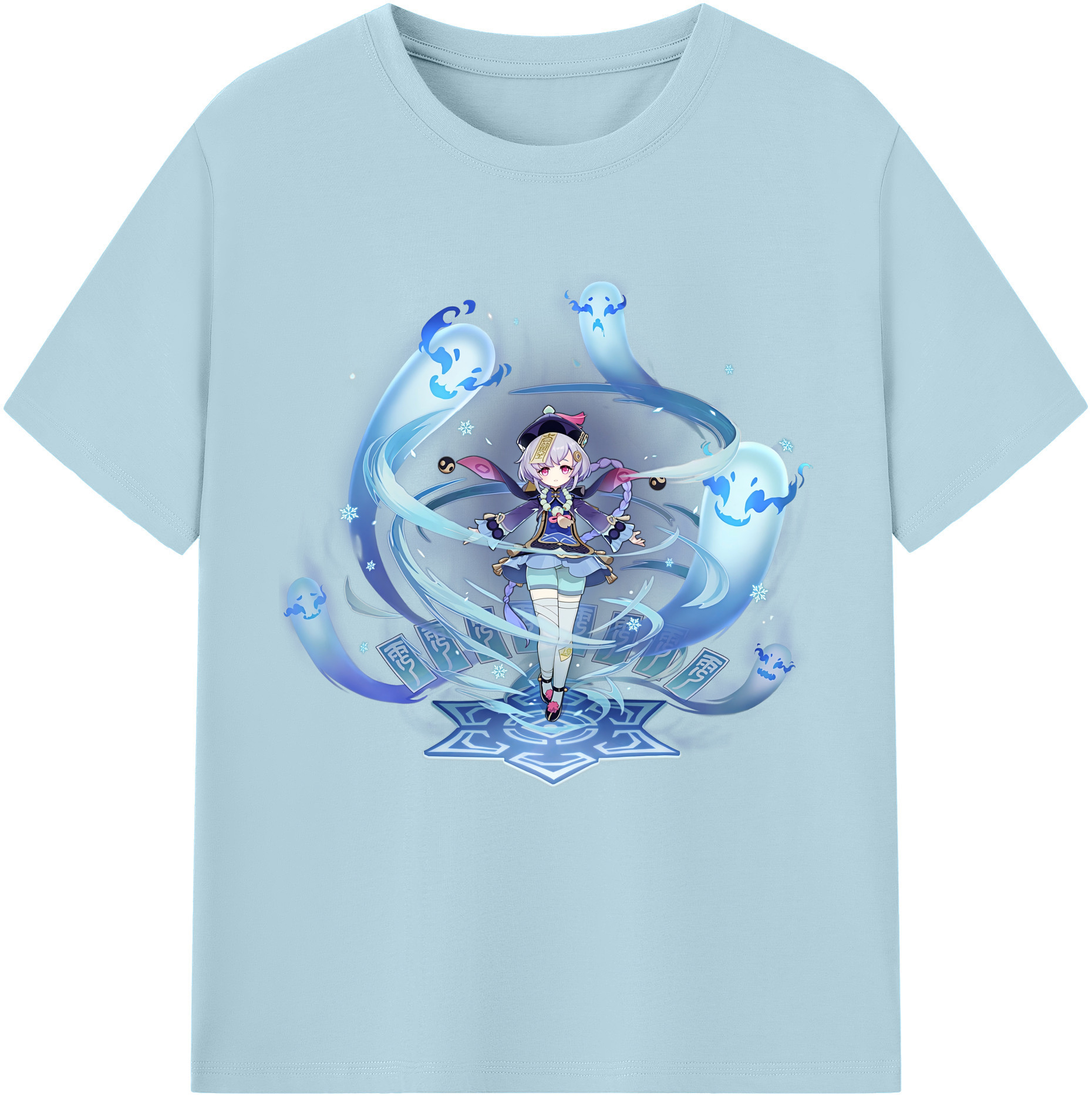 げんし神 七七 なな  genshin Nana 綿100％半袖Tシャツ（フロントプリント）